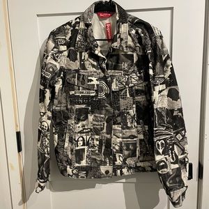 SOLD- Supreme Vibrations Corduroy Trucker Jacket